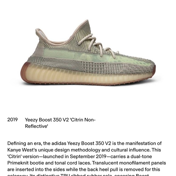 Yeezy by adidas 350 v2 BNWOT size 9.5 men’s
